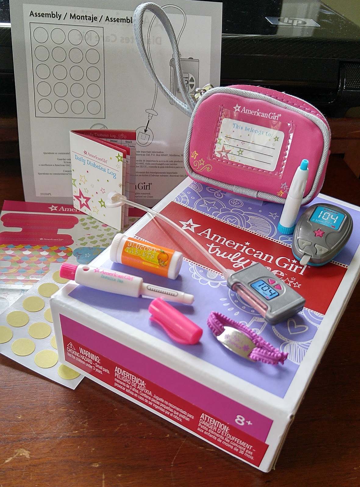 American girl online diabetes kit